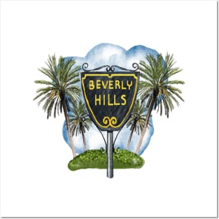 Beverly Hills Blues Posters and Art